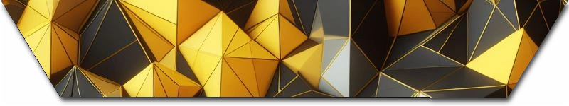 Poligonal Yellow Black